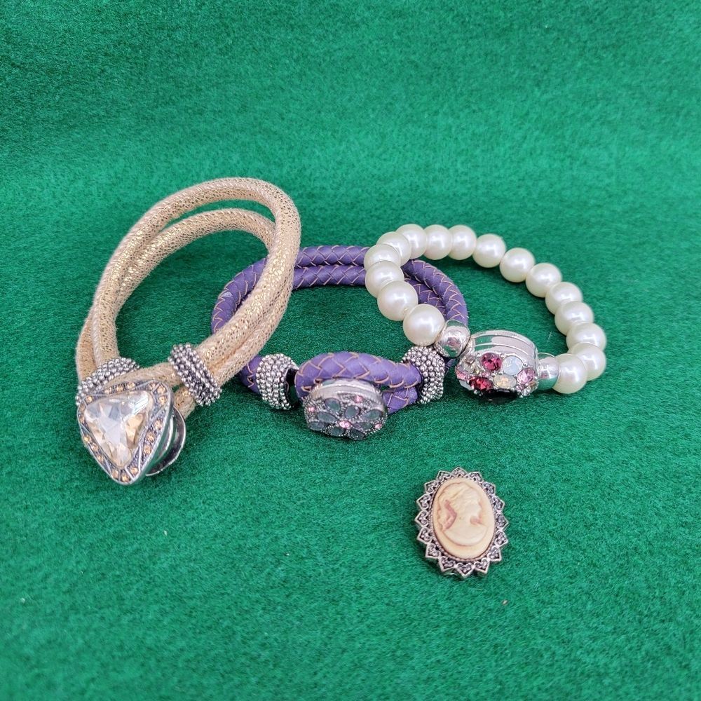 Ginger Snap Interchangeable Bracelets Charm Butto… - image 2